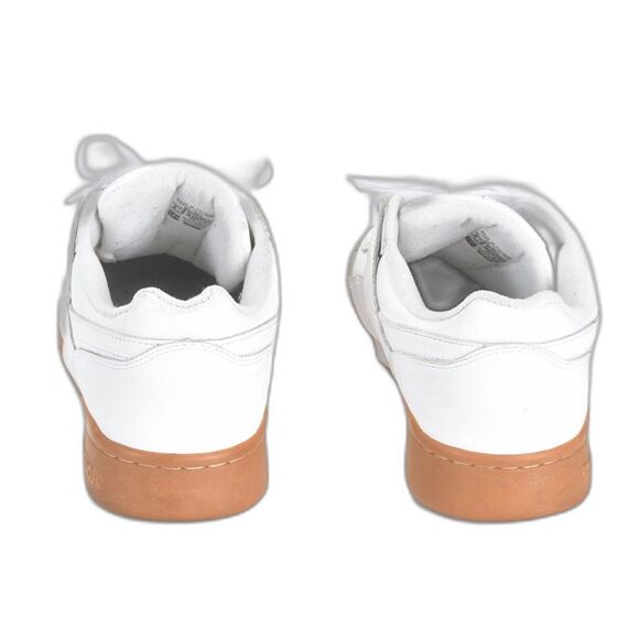 Reebok Men's Workout Plus White Leather Sneaker Size 9 - Picture 4 of 5